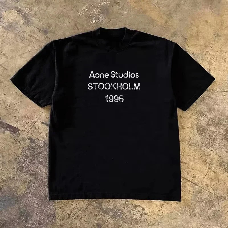 Streetwear Brands Logo - T-shirt classique avec logo STOCKHOLM 1996,