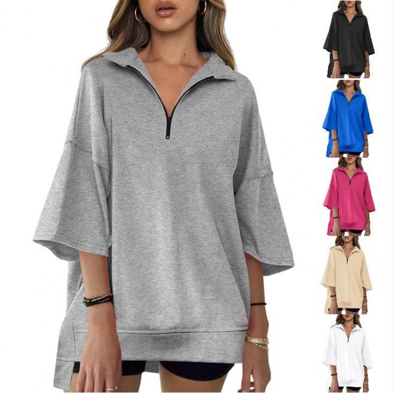 Sweat-shirt long à col en V po - Streetwear Brand Collection avis et prix